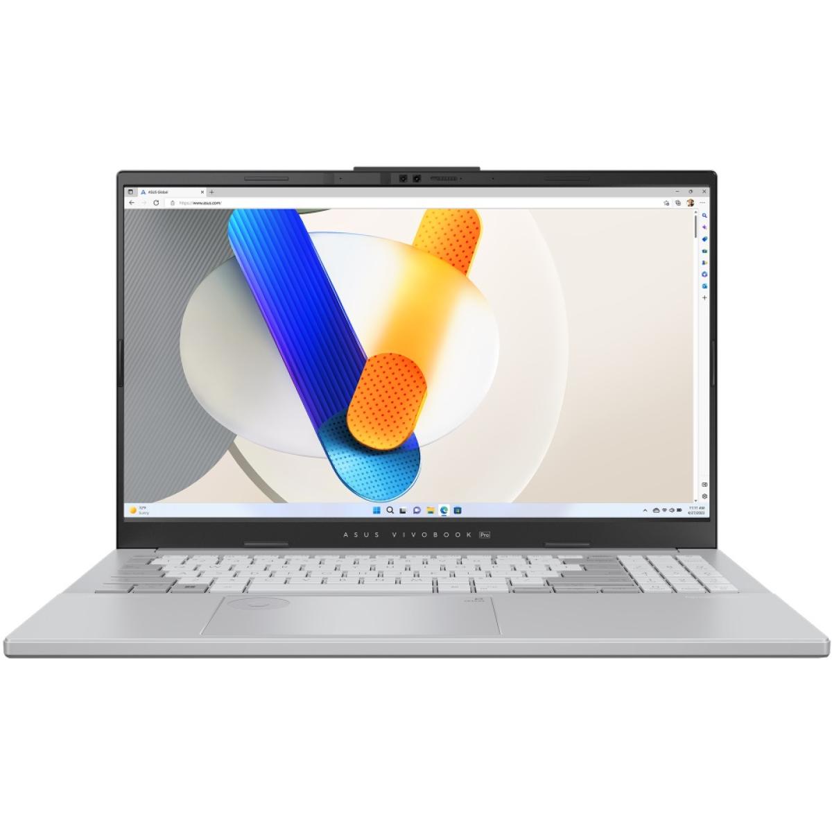 ASUS Vivobook Pro 15 OLED (N6506MU-MA029),15.6” 3K 120Hz , Intel Ultra 7 155H , NVIDIA GeForce RTX™ 4050, 1TB SSD, Cool Silver LAPTOP ASUS Vivobook Pro 15 OLED (N6506MU-MA029),15.6” 3K 120Hz , Intel Ultra 7 155H , NVIDIA GeForce RTX™ 4050, 1TB SSD, Cool Silver LAPTOP